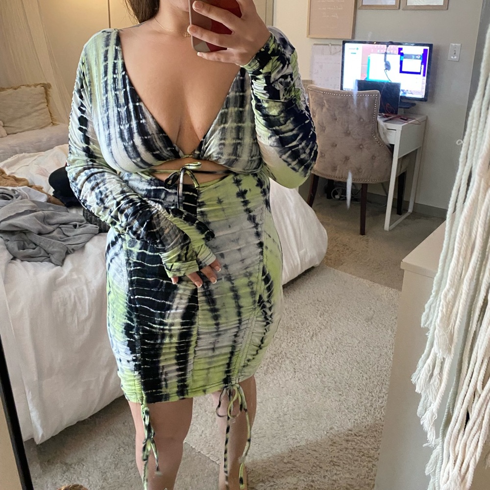 Sexy Tie dye dress